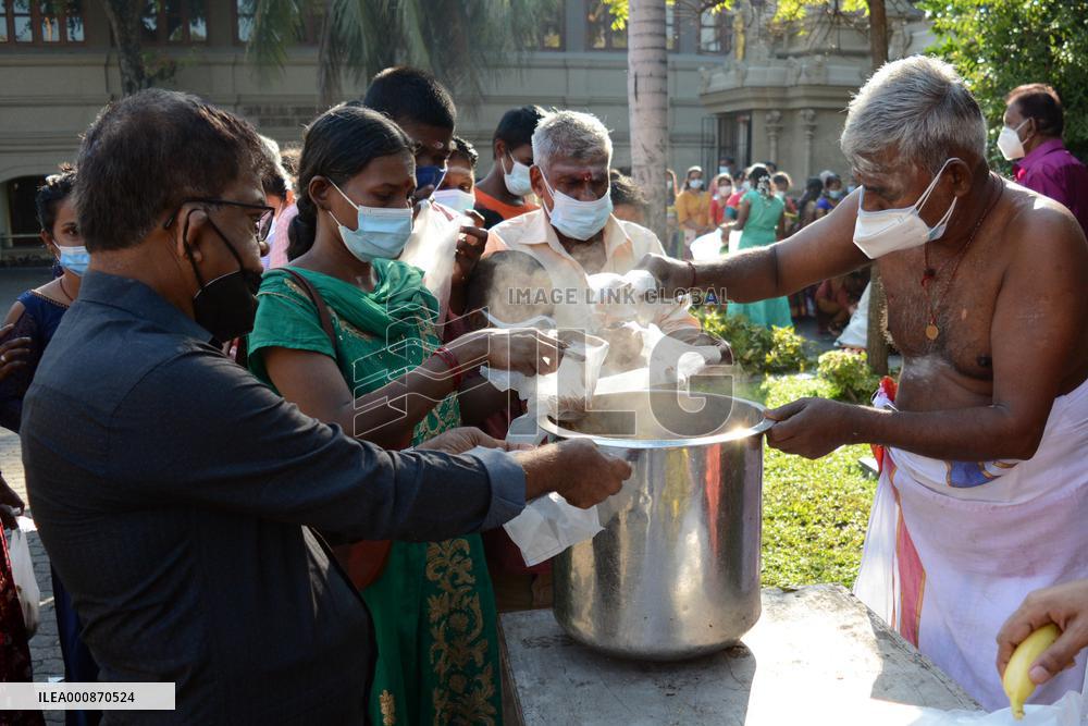 SRI LANKA-COLOMBO-THAI PONGAL-CELEBRATION