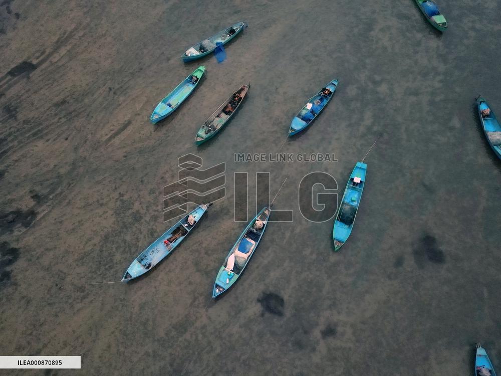 TURKEY-KONYA-FISHING BOATS