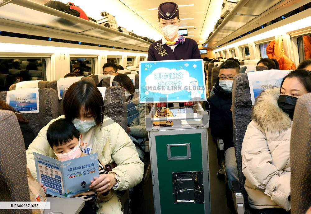 CHINA-2022 SPRING FESTIVAL TRAVEL RUSH-CHUNYUN (CN)
