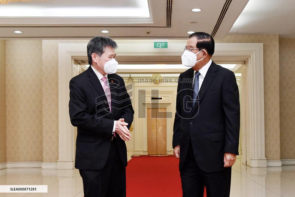 CAMBODIA-PHNOM PENH-PM-ASEAN SECRETARY-GENERA-MEETING