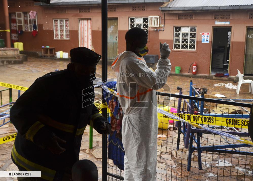 UGANDA-KAMPALA-SCHOOL-FIRE OUTBREAK