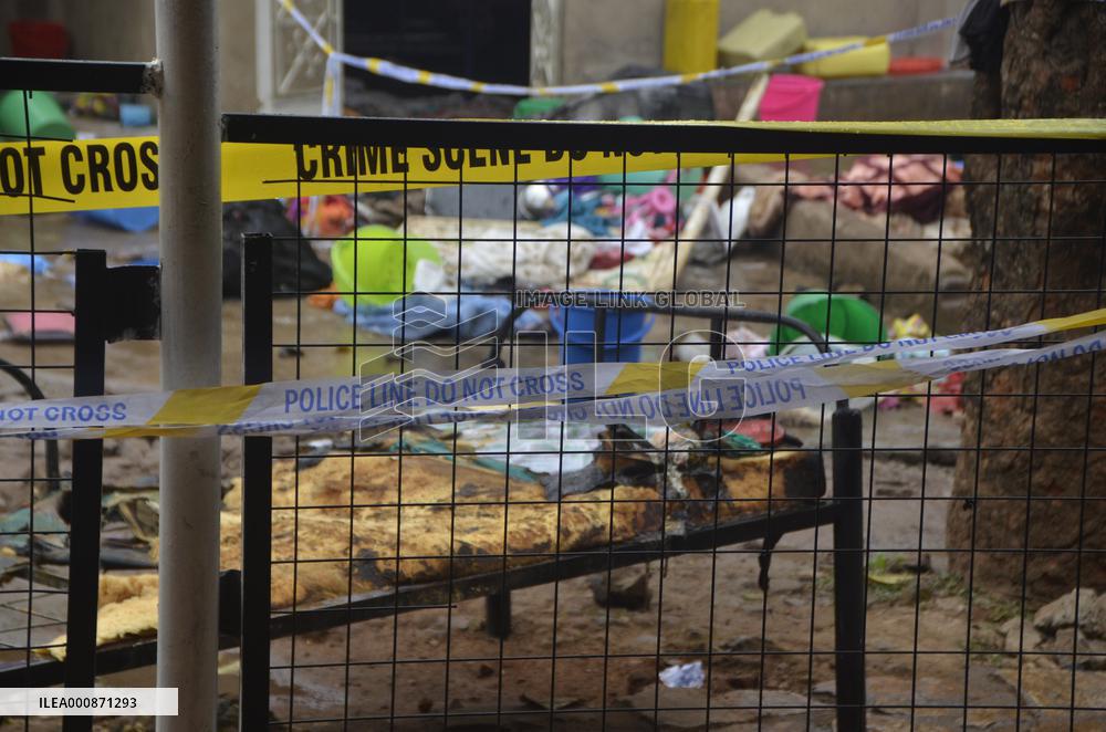 UGANDA-KAMPALA-SCHOOL-FIRE OUTBREAK