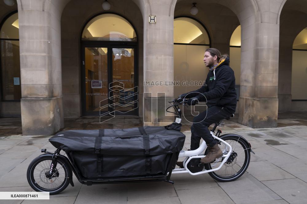 BRITAIN-MANCHESTER-ECARGO BIKE-LAUNCH