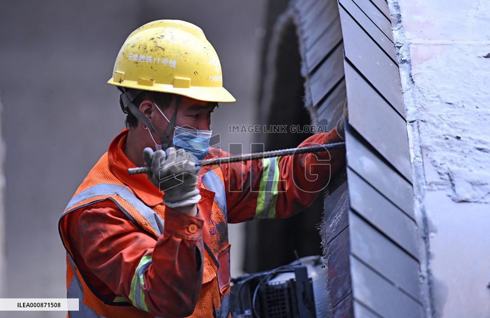 CHINA-TIANJIN-COVID-19-CONSTRUCTION (CN)