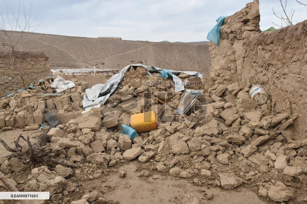 AFGHANISTAN-BADGHIS-EARTHQUAKE