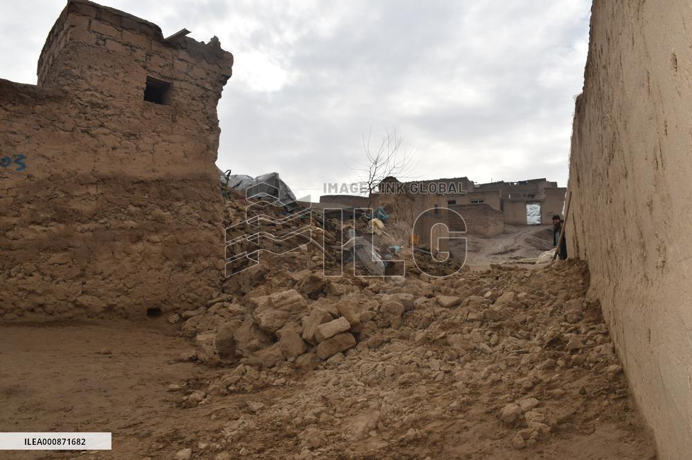 AFGHANISTAN-BADGHIS-EARTHQUAKE