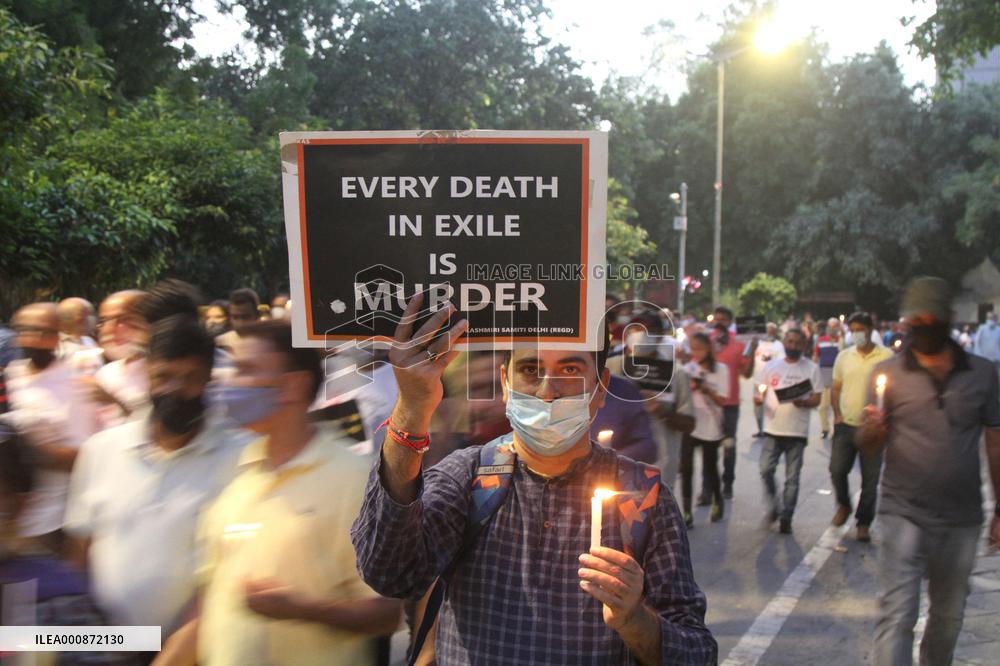 Kashmiri Hindus Protest - New Dehli