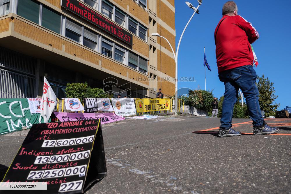 Protest against the Greenwashing policy of the Italian Ministry