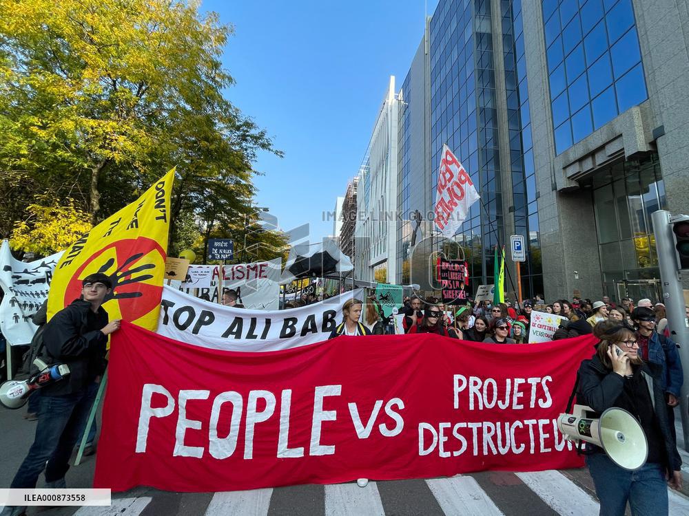 Climate march in Brussels
