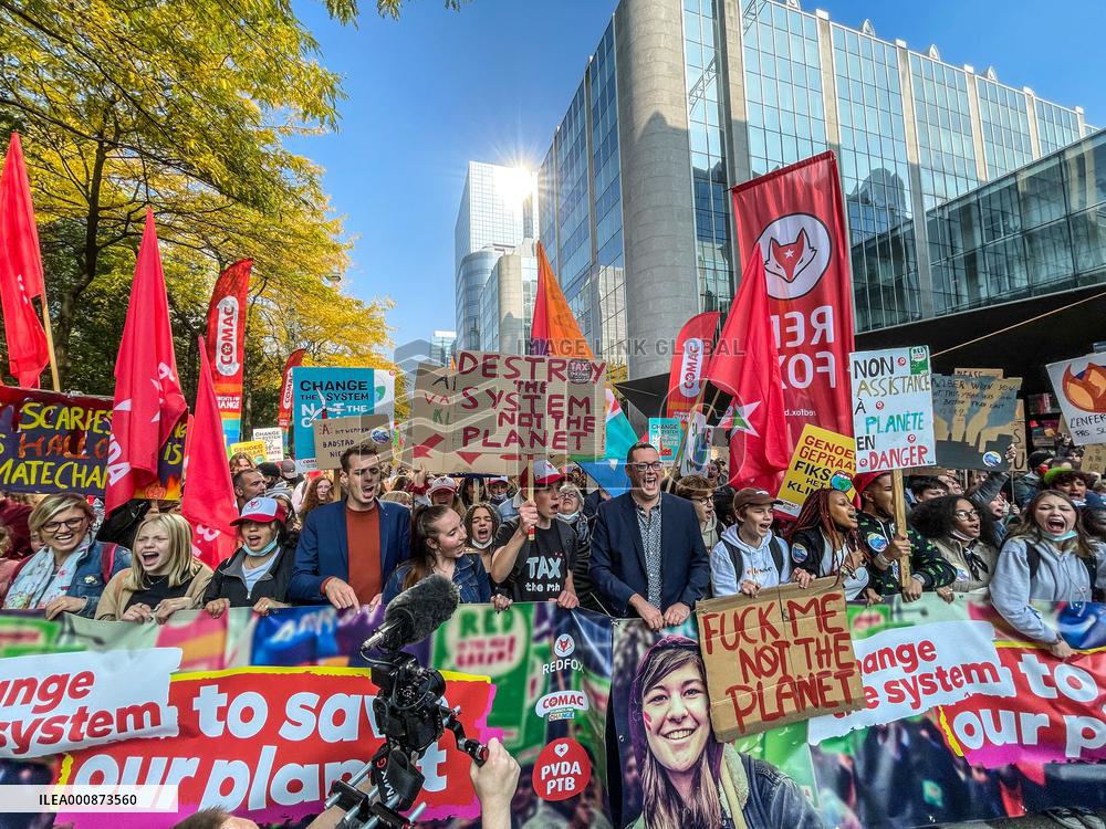 Climate march in Brussels