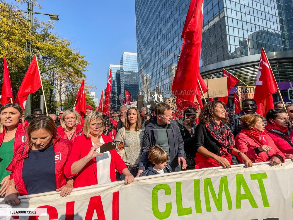Climate march in Brussels