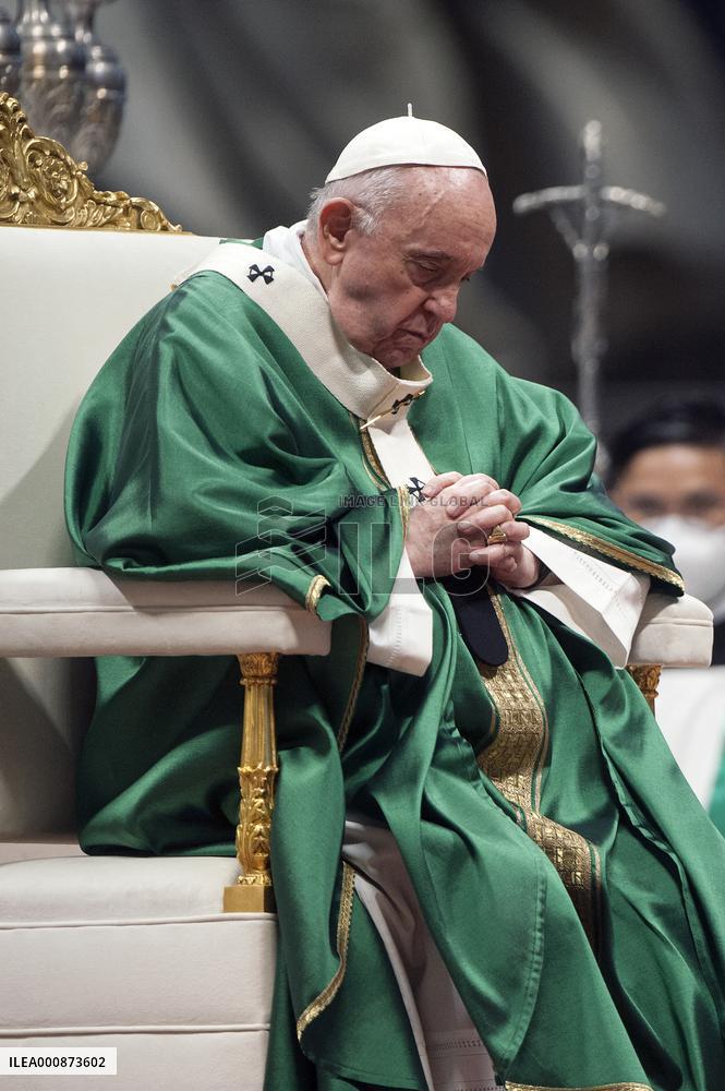 Pope Francis - Mass Opening the Synod of Bishops - Vatican