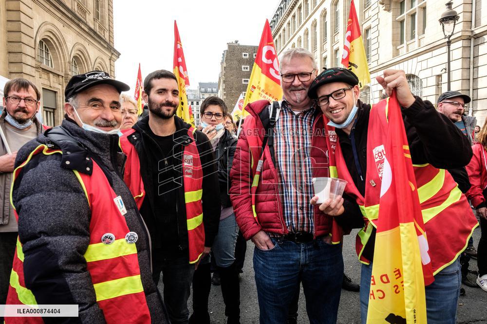 European Railway Trade Union Rally - Paris