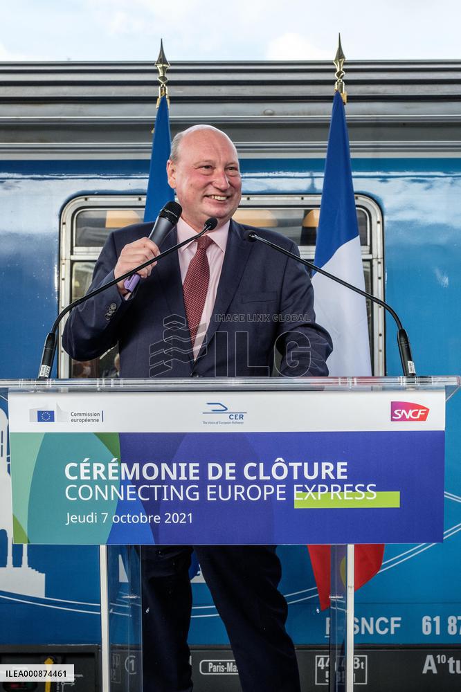Closing Ceremony Of The Connecting Europe Express - Paris