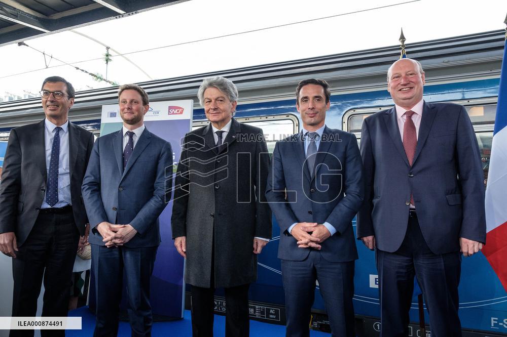 Closing Ceremony Of The Connecting Europe Express - Paris