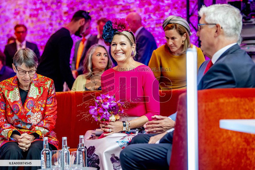 Queen Maxima At The Opening Of The Exhibition Viva La Frida - Assen