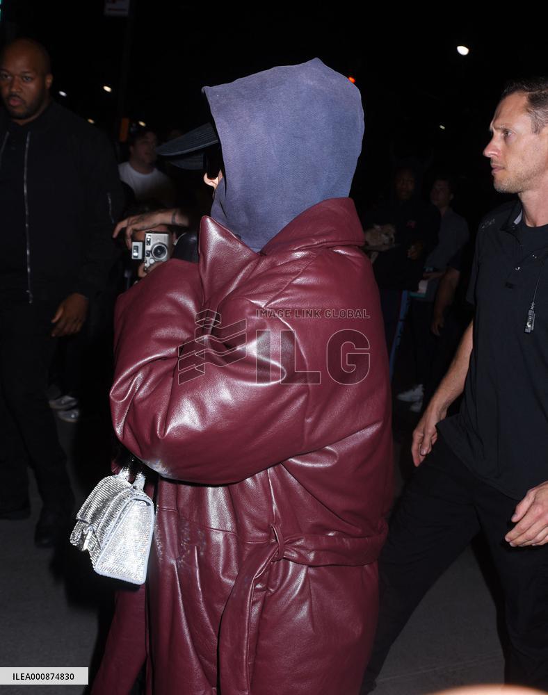 Kim Kardashian Bundles Up In Balenciaga - NYC