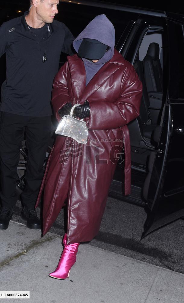 Kim Kardashian Bundles Up In Balenciaga - NYC