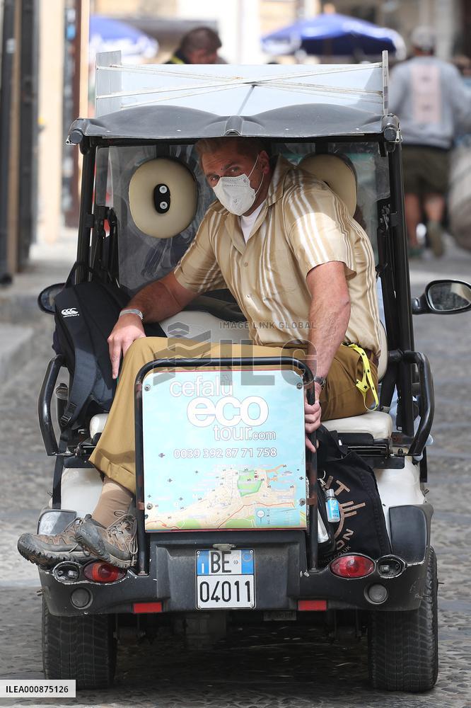 Harrison Ford Filming Scenes Of Indiana Jones 5 - Sicily