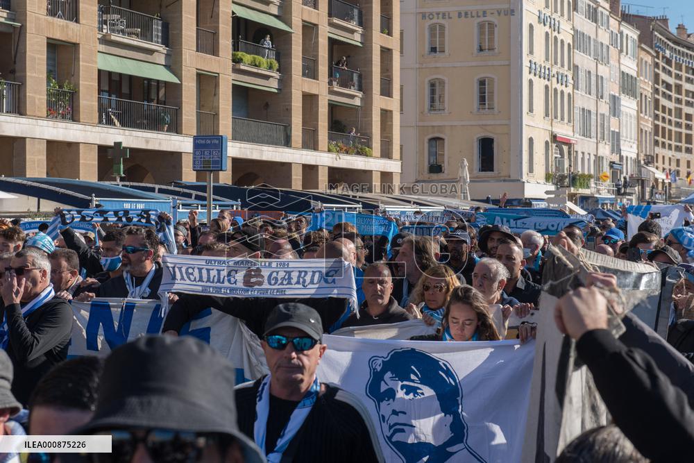 Bernard Tapie Funeral - Marseille
