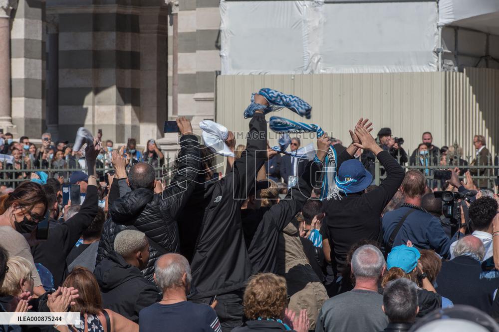 Bernard Tapie Funeral - Marseille