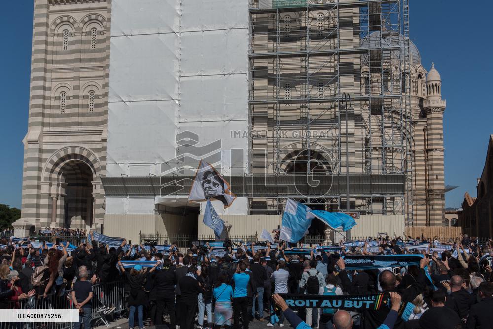 Bernard Tapie Funeral - Marseille