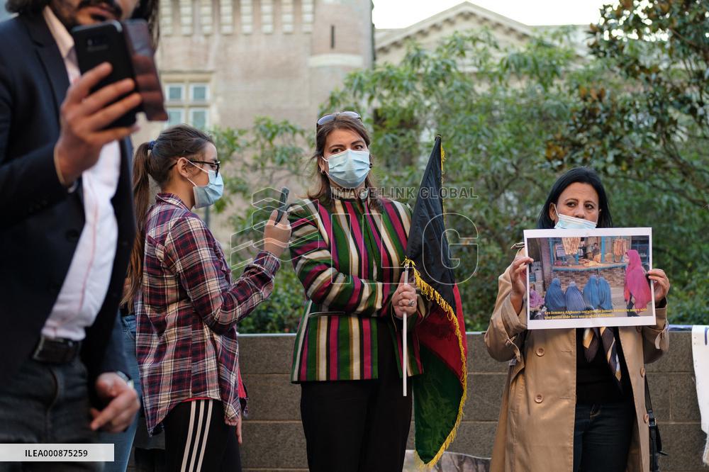 Demonstration In Support Of Afghan Women - Toulouse