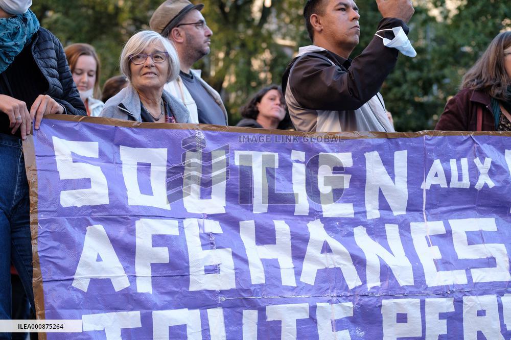 Demonstration In Support Of Afghan Women - Toulouse