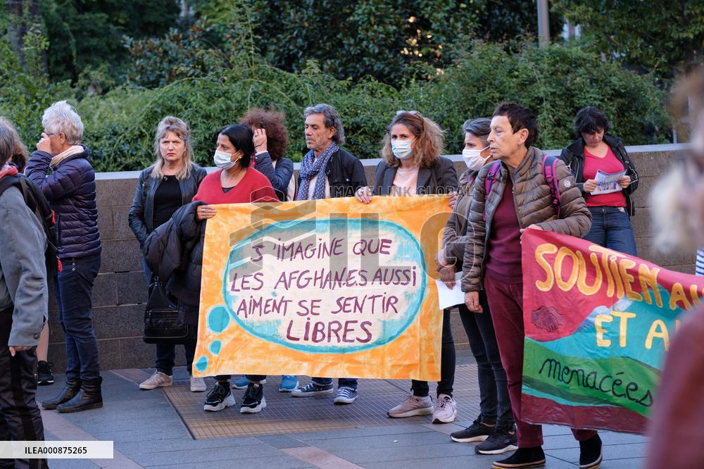 Demonstration In Support Of Afghan Women - Toulouse