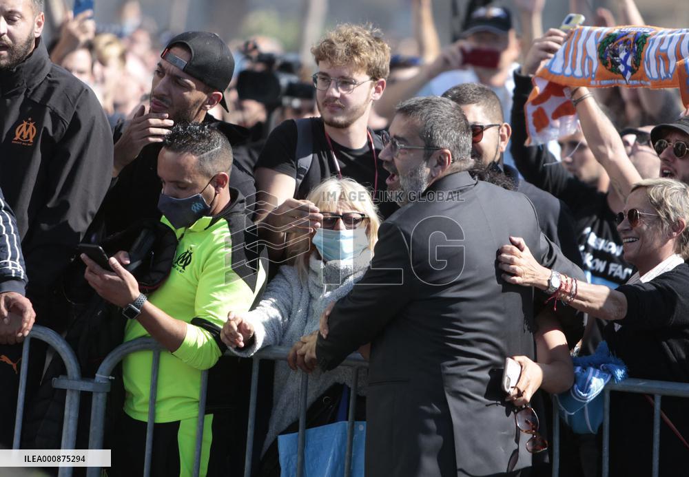 Bernard Tapie Funeral - Marseille