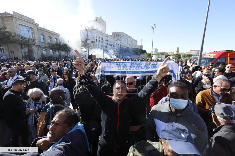 Bernard Tapie Funeral - Marseille