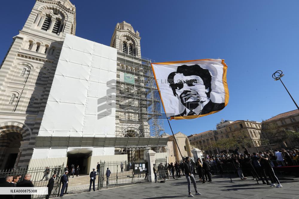 Bernard Tapie Funeral - Marseille