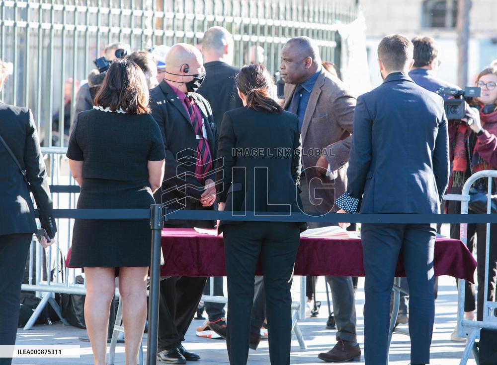 Bernard Tapie Funeral - Marseille