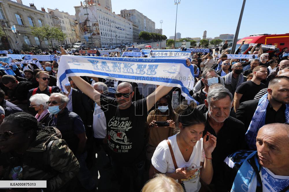Bernard Tapie Funeral - Marseille