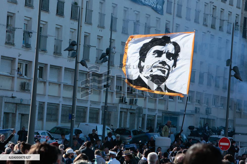 Bernard Tapie Funeral - Marseille