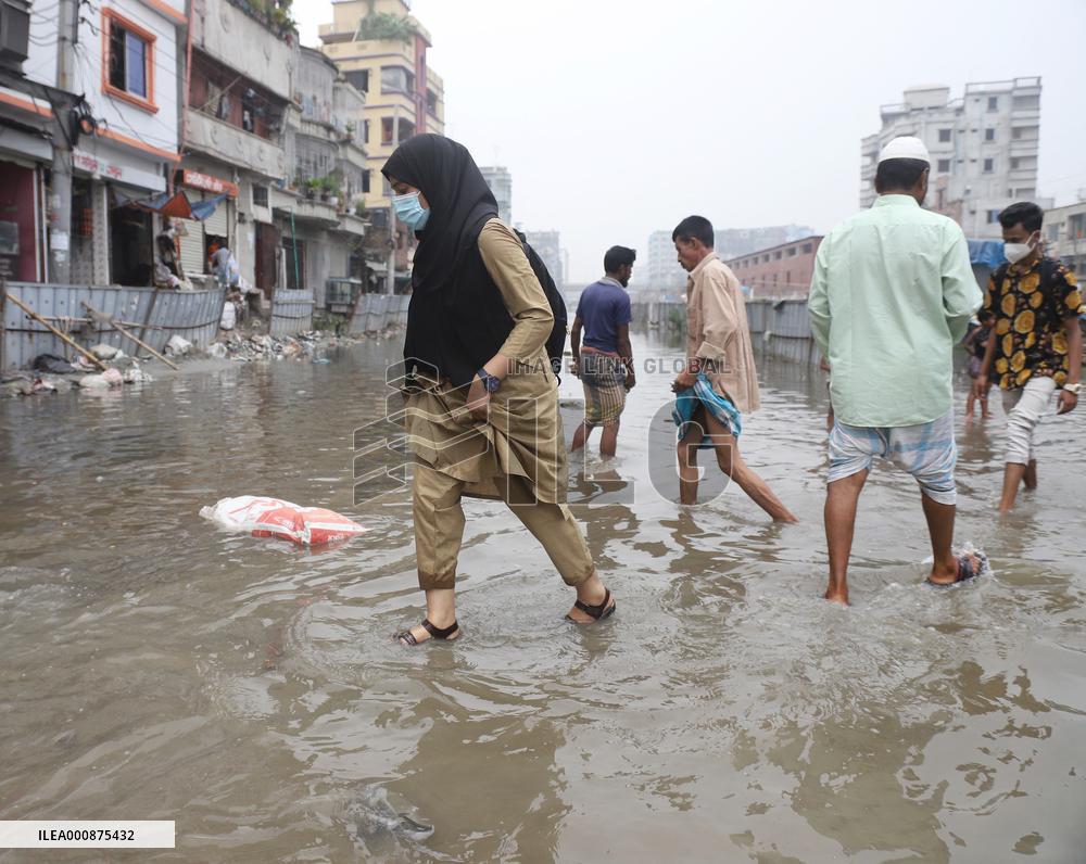 Heavy Rains Have Caused Flooding Of Streets - Dhaka