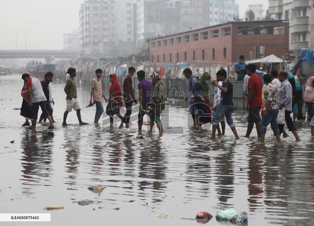 Heavy Rains Have Caused Flooding Of Streets - Dhaka