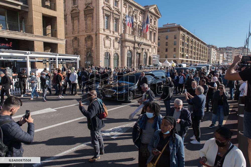 Bernard Tapie Funeral - Marseille