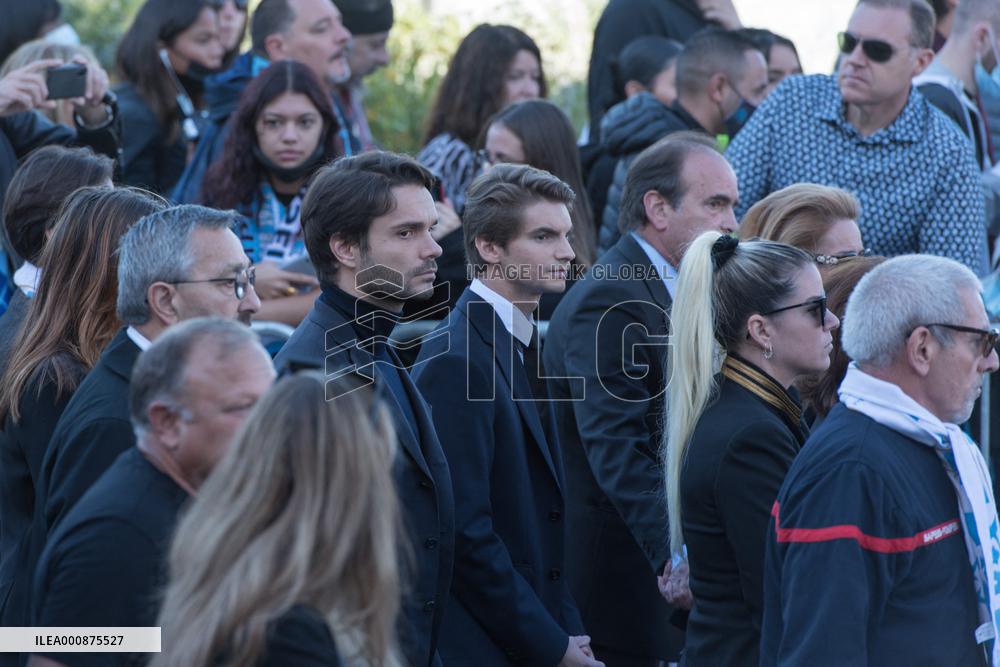 Bernard Tapie Funeral - Marseille