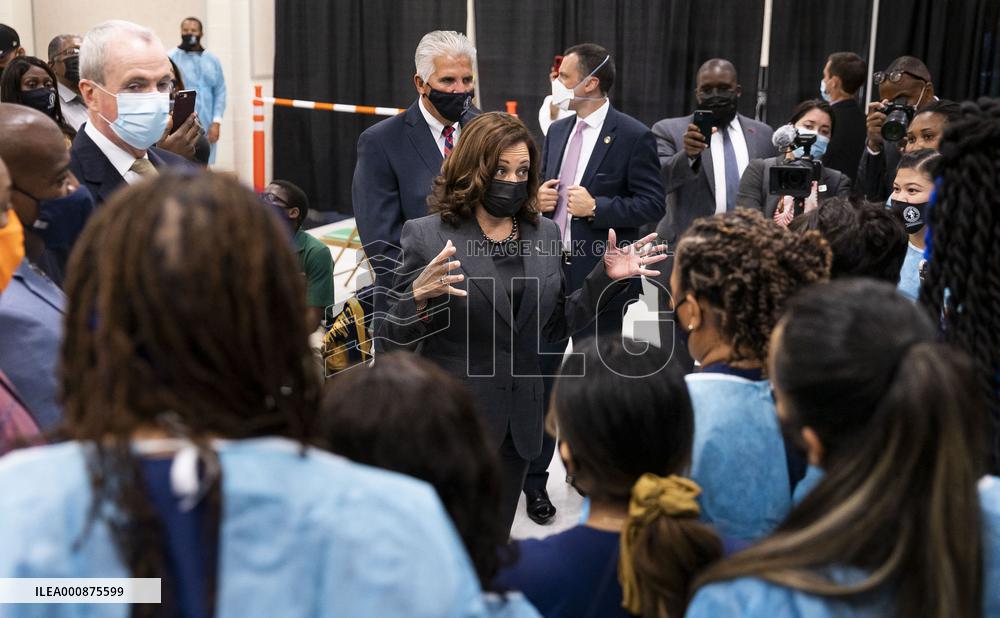US Vice President Kamala Harris In New Jersey