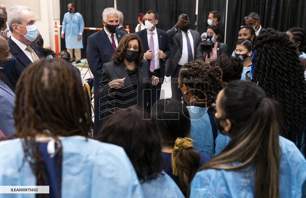 US Vice President Kamala Harris In New Jersey