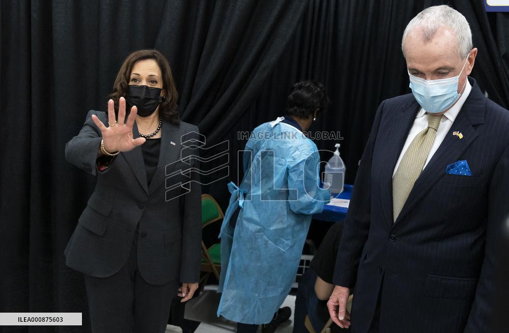 US Vice President Kamala Harris In New Jersey