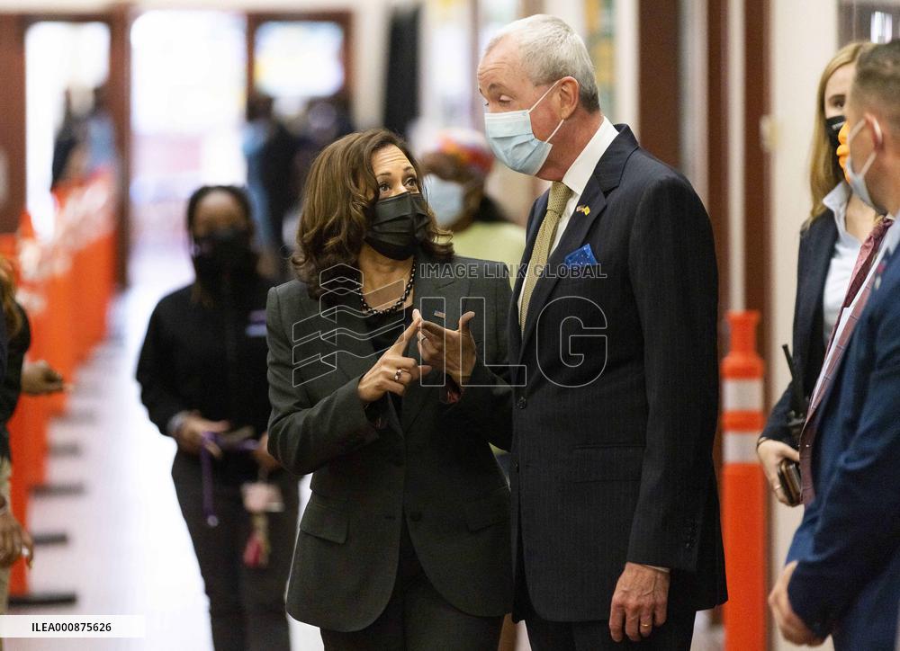 US Vice President Kamala Harris In New Jersey