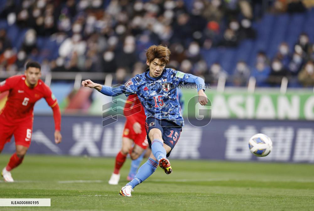 Football: Japan-China World Cup qualifier