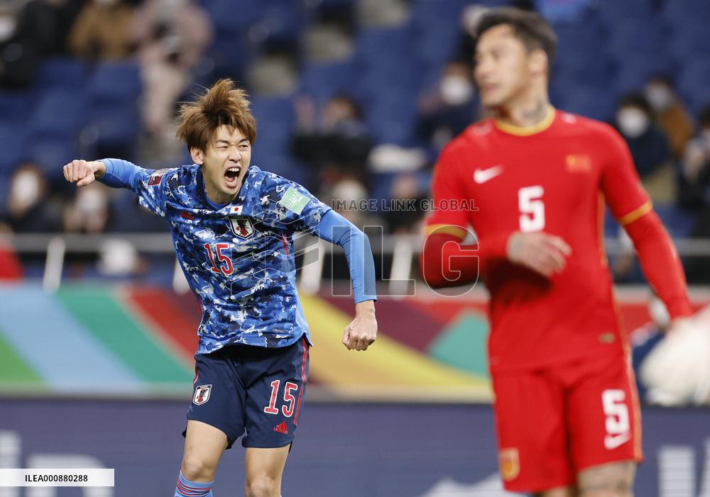 Football: Japan-China World Cup qualifier
