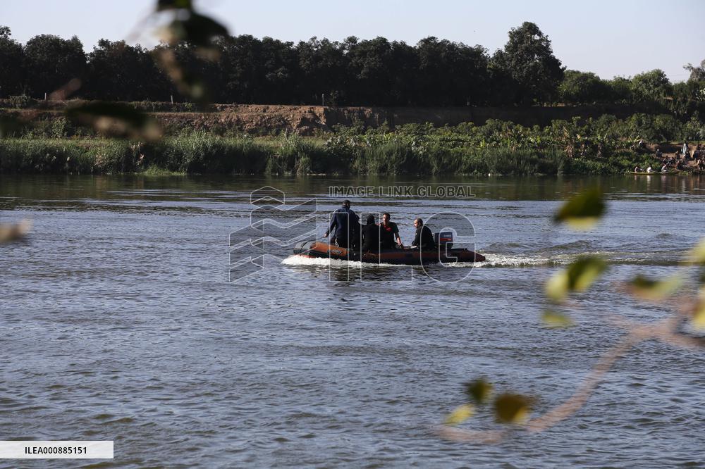 EGYPT-GIZA-TRUCK-ACCIDENT-RESCUE