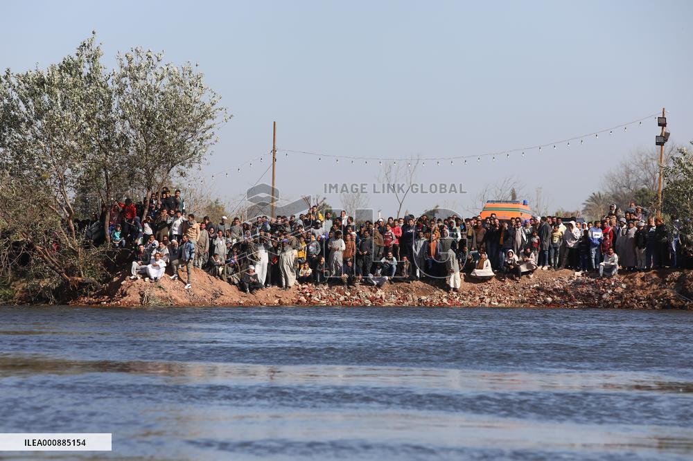 EGYPT-GIZA-TRUCK-ACCIDENT-RESCUE