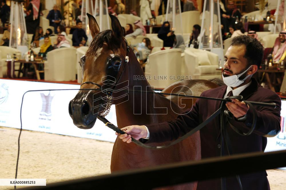 SAUDI ARABIA-RIYADH-HORSES FESTIVAL-HORSE AUCTION