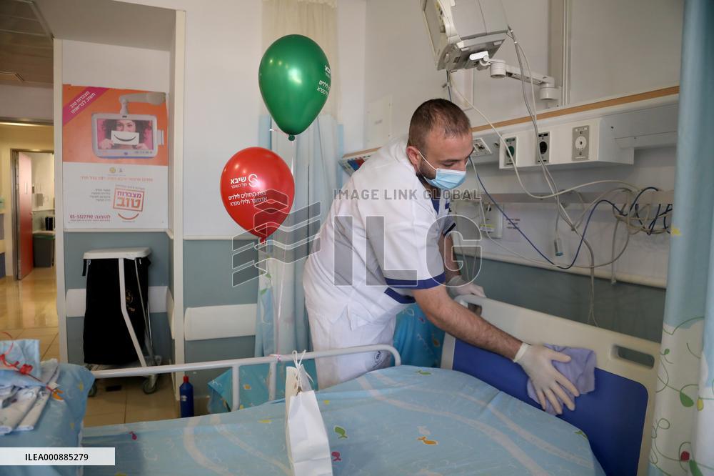 ISRAEL-RAMAT GAN-COVID-19-CHILDREN'S WARD