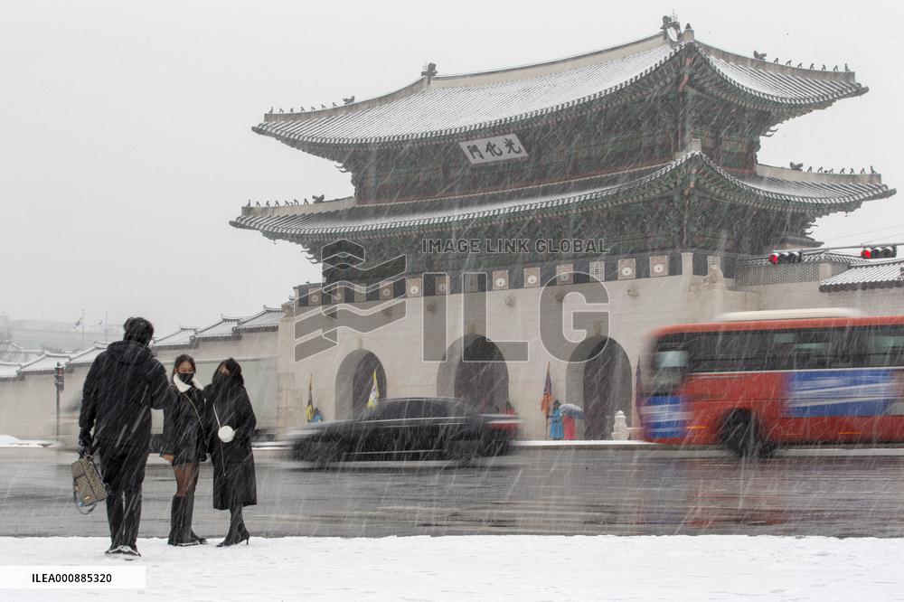 SOUTH KOREA-SEOUL-SNOW